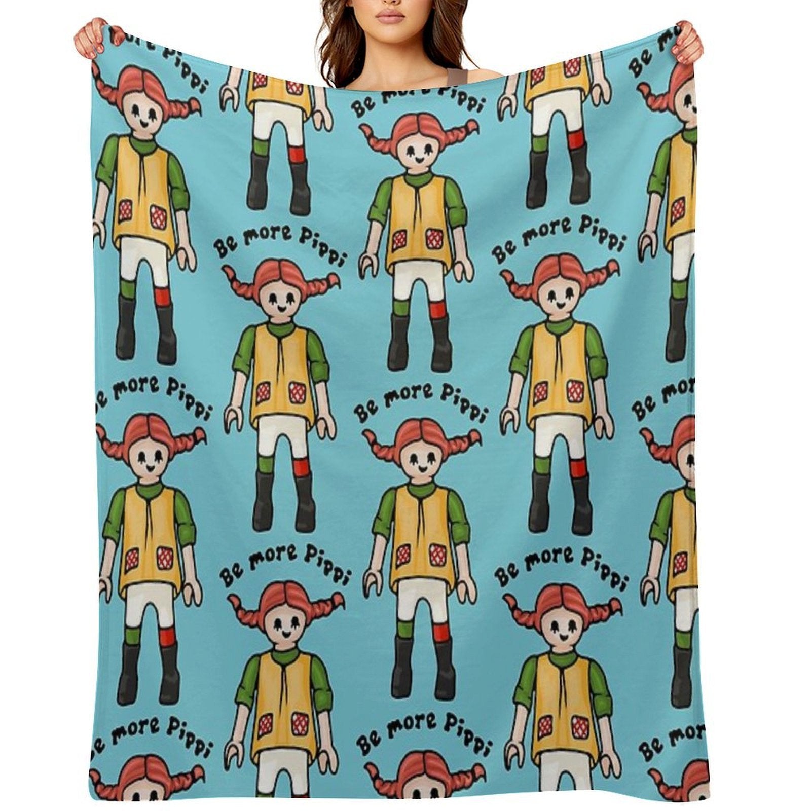Be More Pippi Shrink-resistant Throw Blanket