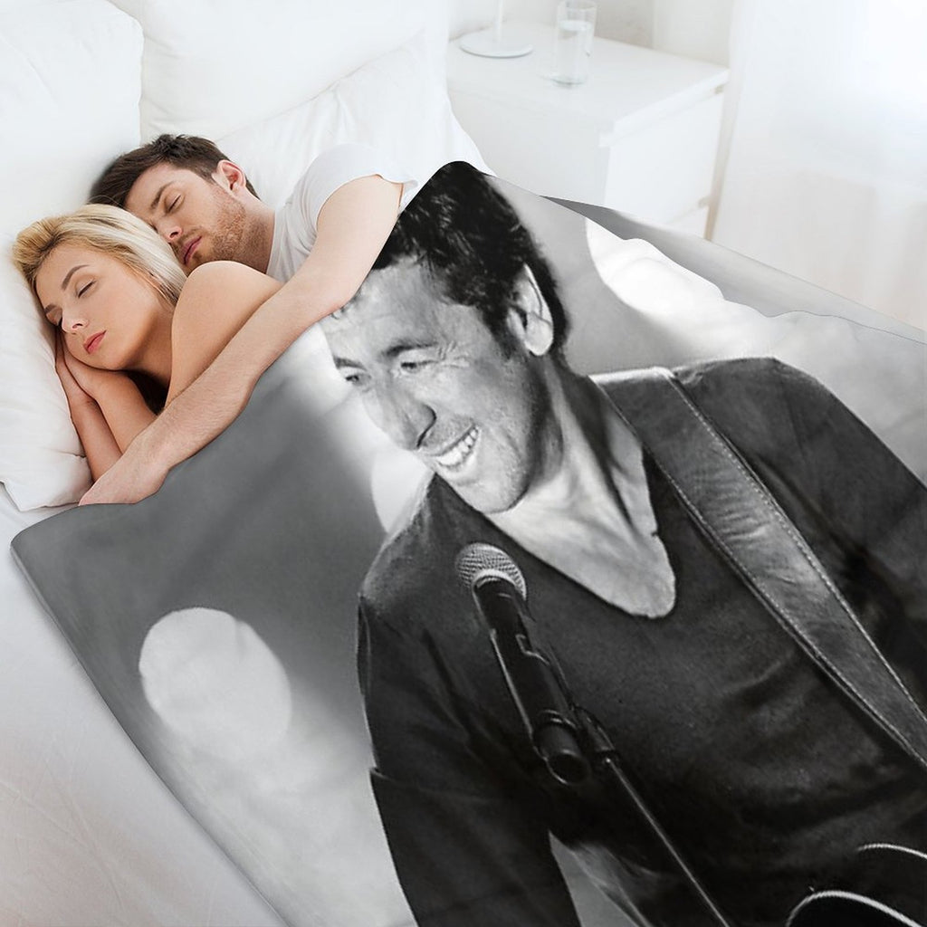 Thighaag Patrick Bruel Show Tour TOURNEE En ACOUSTIQUE 2022 Compact Throw Blanket