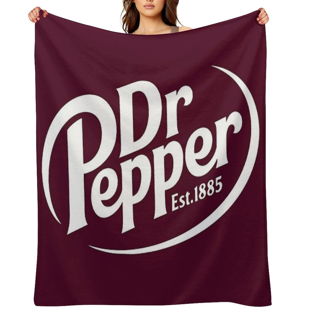 Dr Pepper Soda Shrink-resistant Throw Blanket
