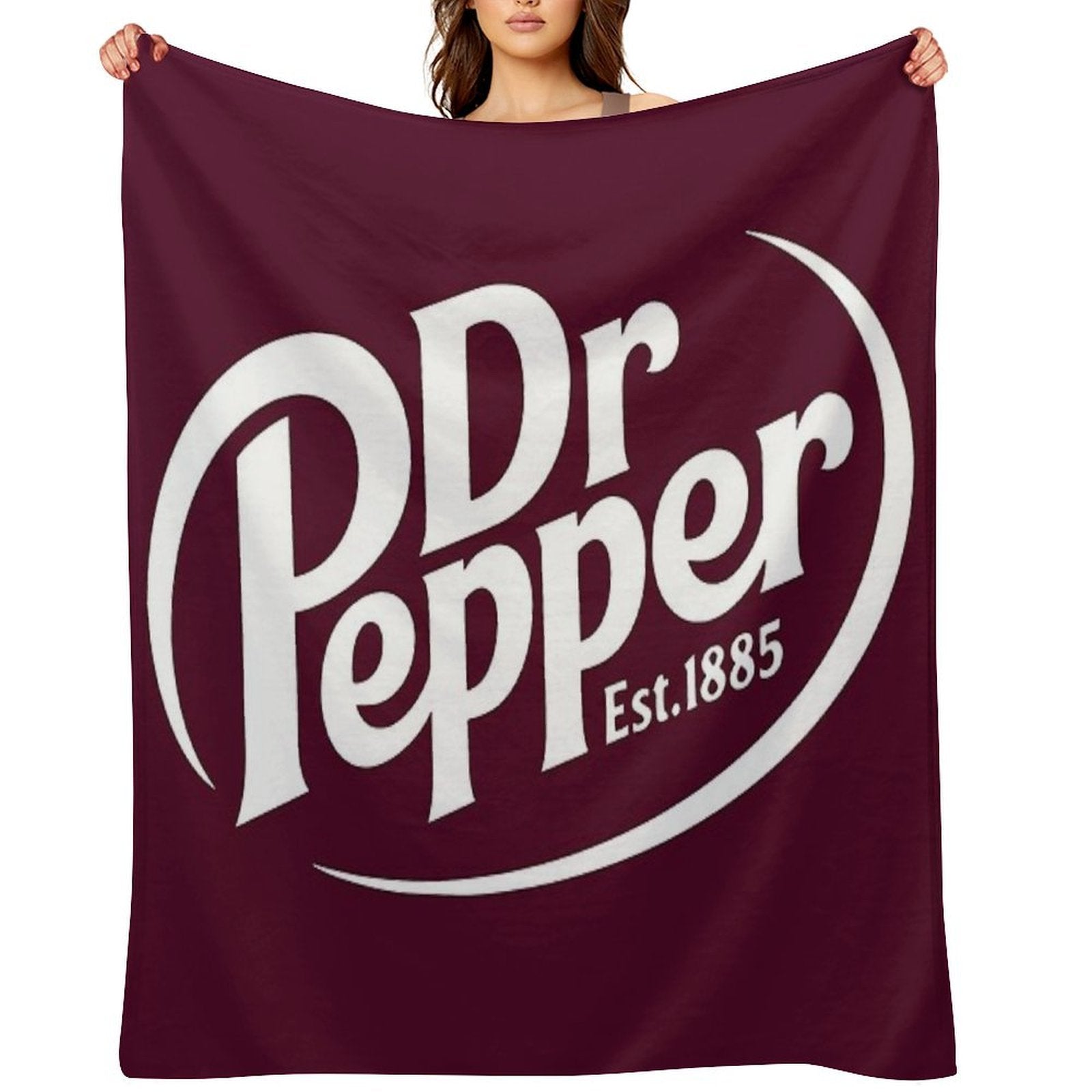 Dr Pepper Soda Shrink-resistant Throw Blanket
