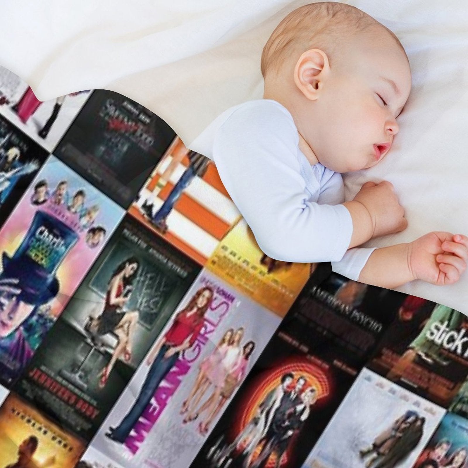 00s Movies Collage Durable Throw Blanket