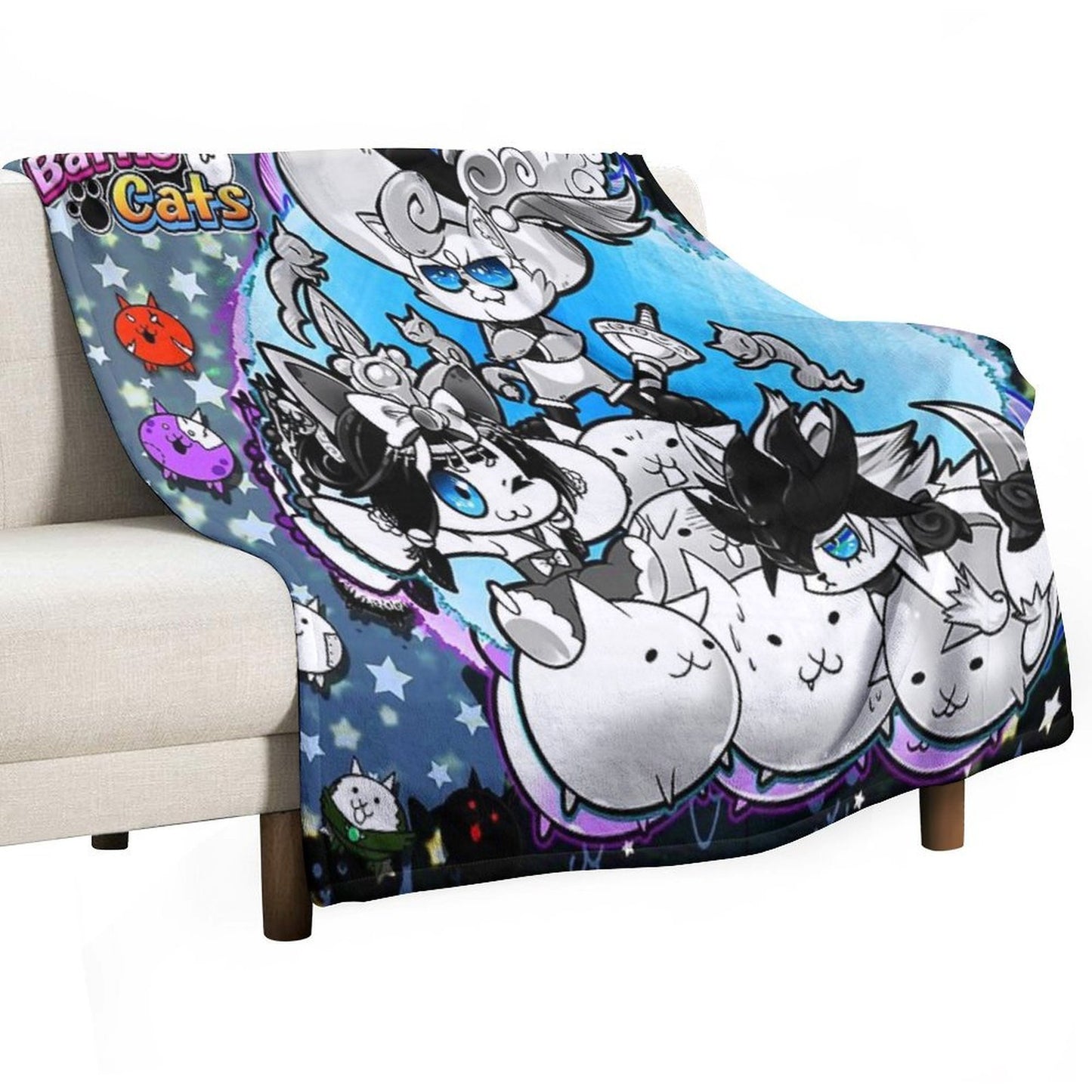 Battle Cats - Dartanyan Velvety-soft Throw Blanket