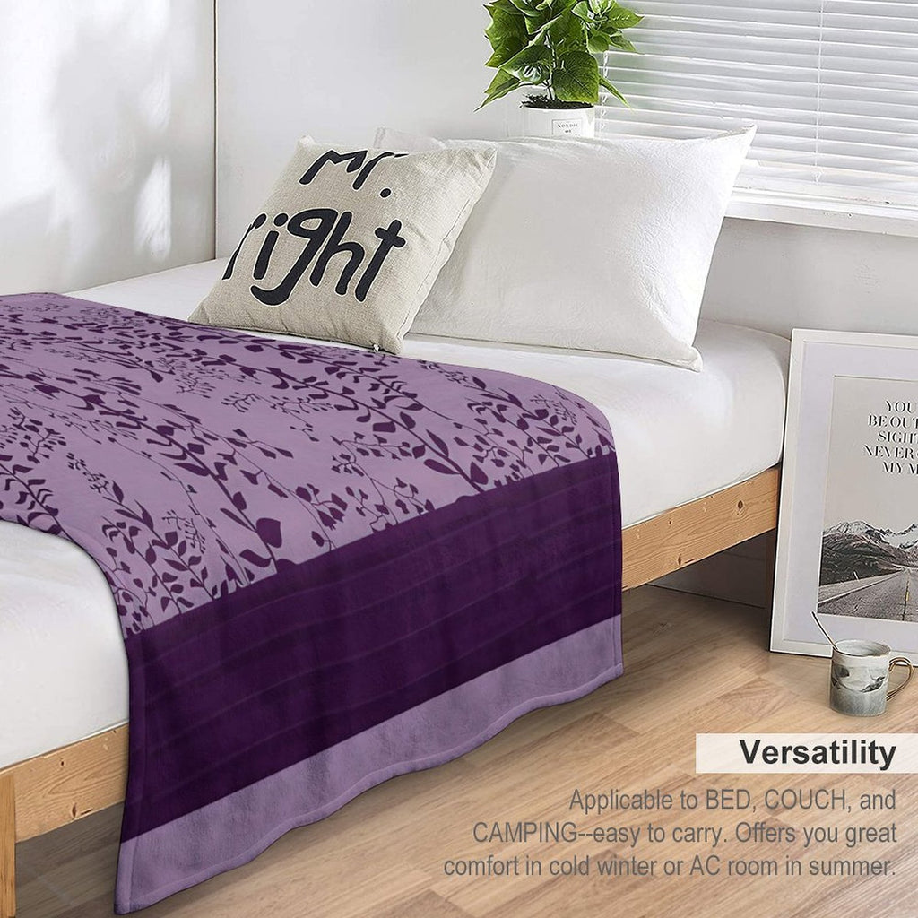 Bella Swan's Comforter Set Replica  Purples Cool - Version 2  Twilight Saga Fanart Sustainable Throw Blanket
