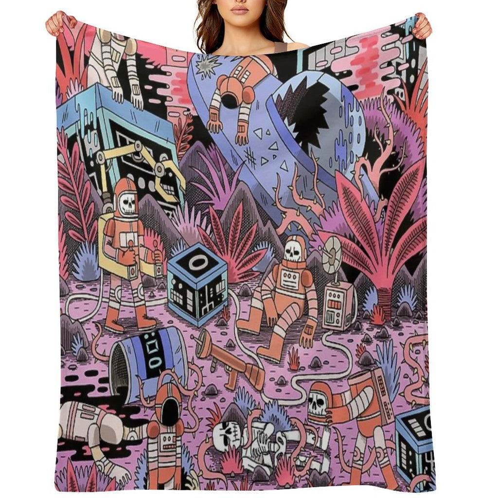 Chaos Lightweight Throw Blanket