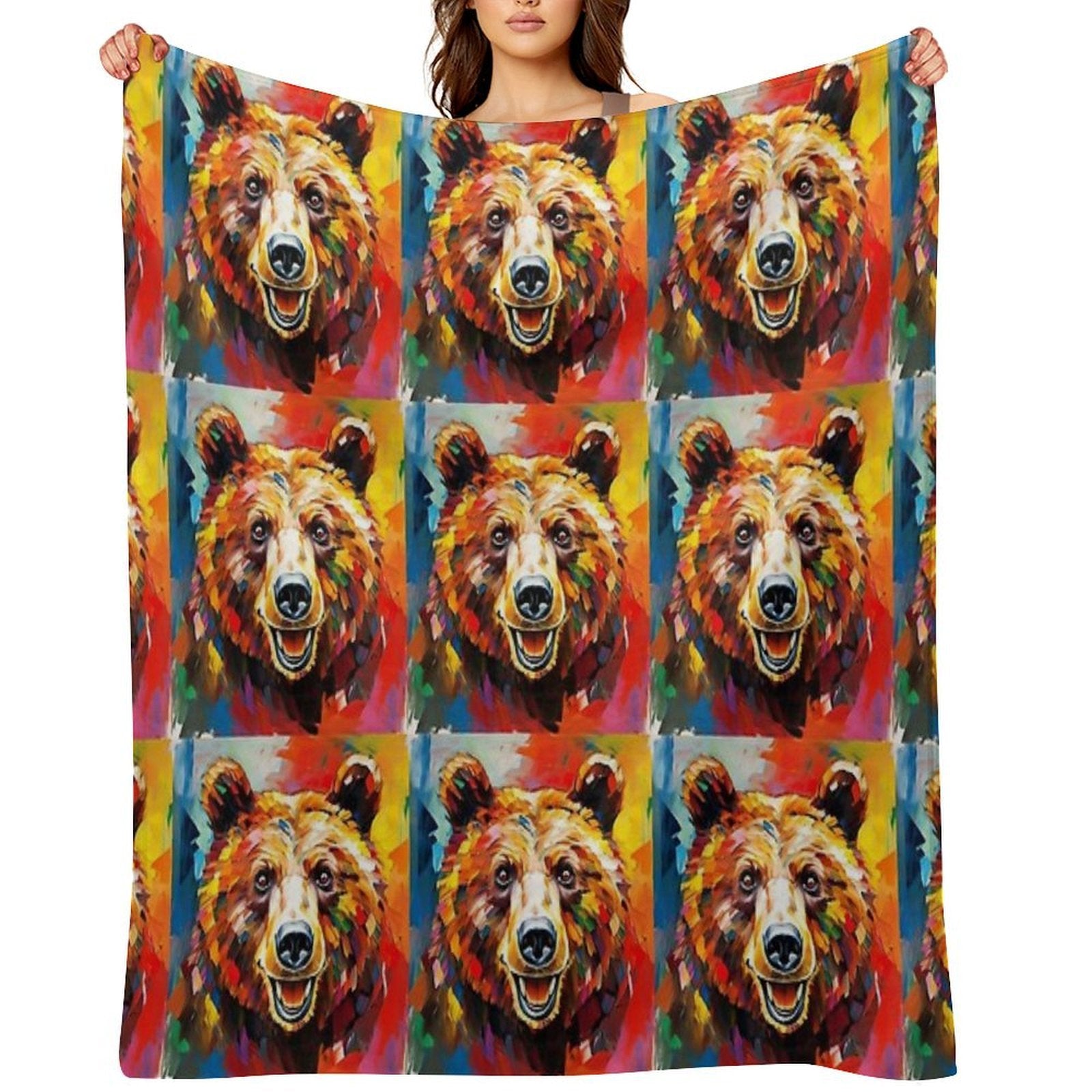 Bear Compact Throw Blanket