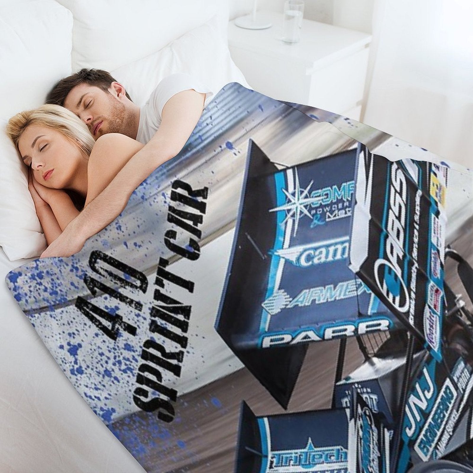 Big 410 Sprint Car Plush Throw Blanket