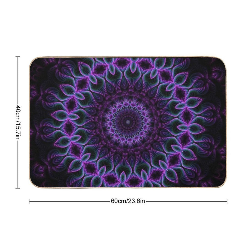 Silence In An Infinite Moment  Slip-Resistant Bath Mat