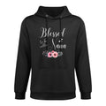 Blessed To Be Nana Women Grandma Mothers Day Christmas Breathable Fabric Hoodie
