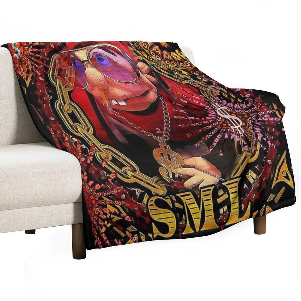 SML JEFFY RAPPER V3 Velvety-soft Throw Blanket