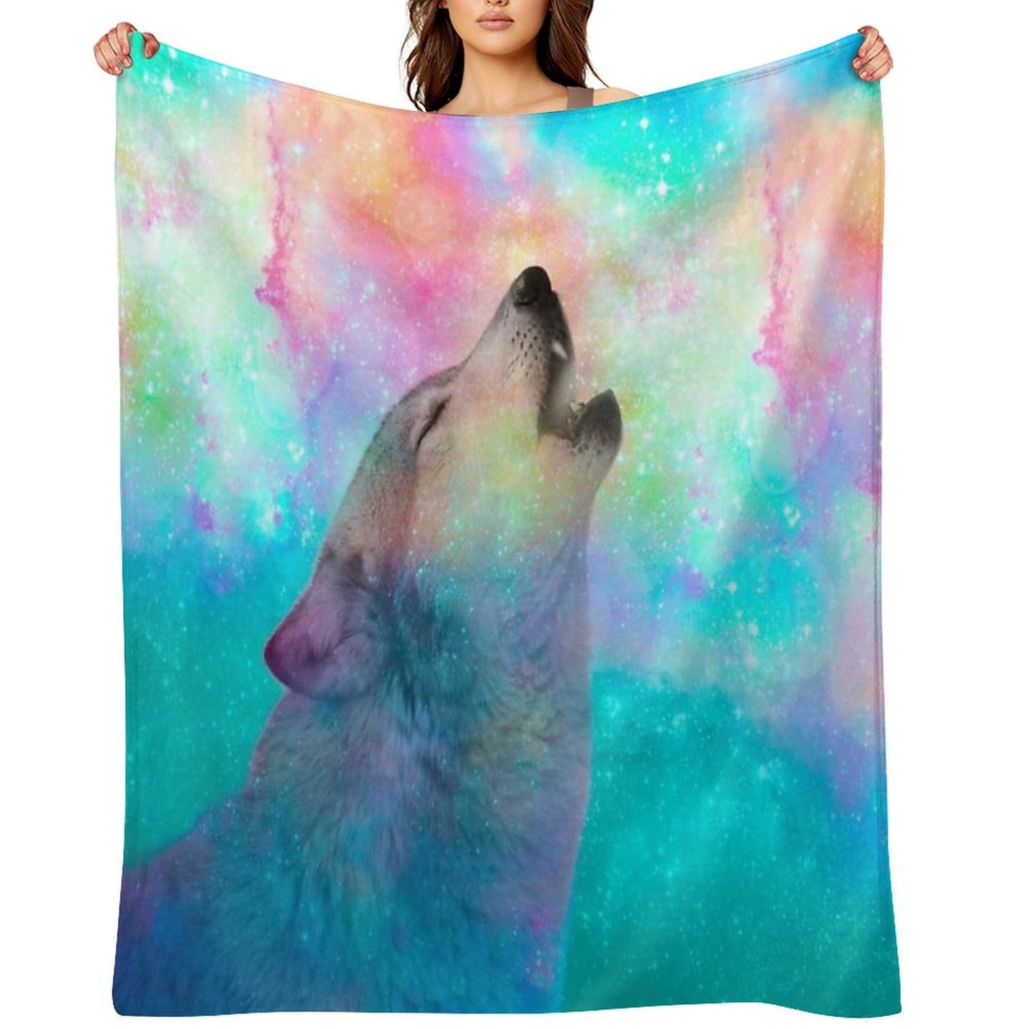 Breathing Dreams Like Air Travel-friendly Throw Blanket