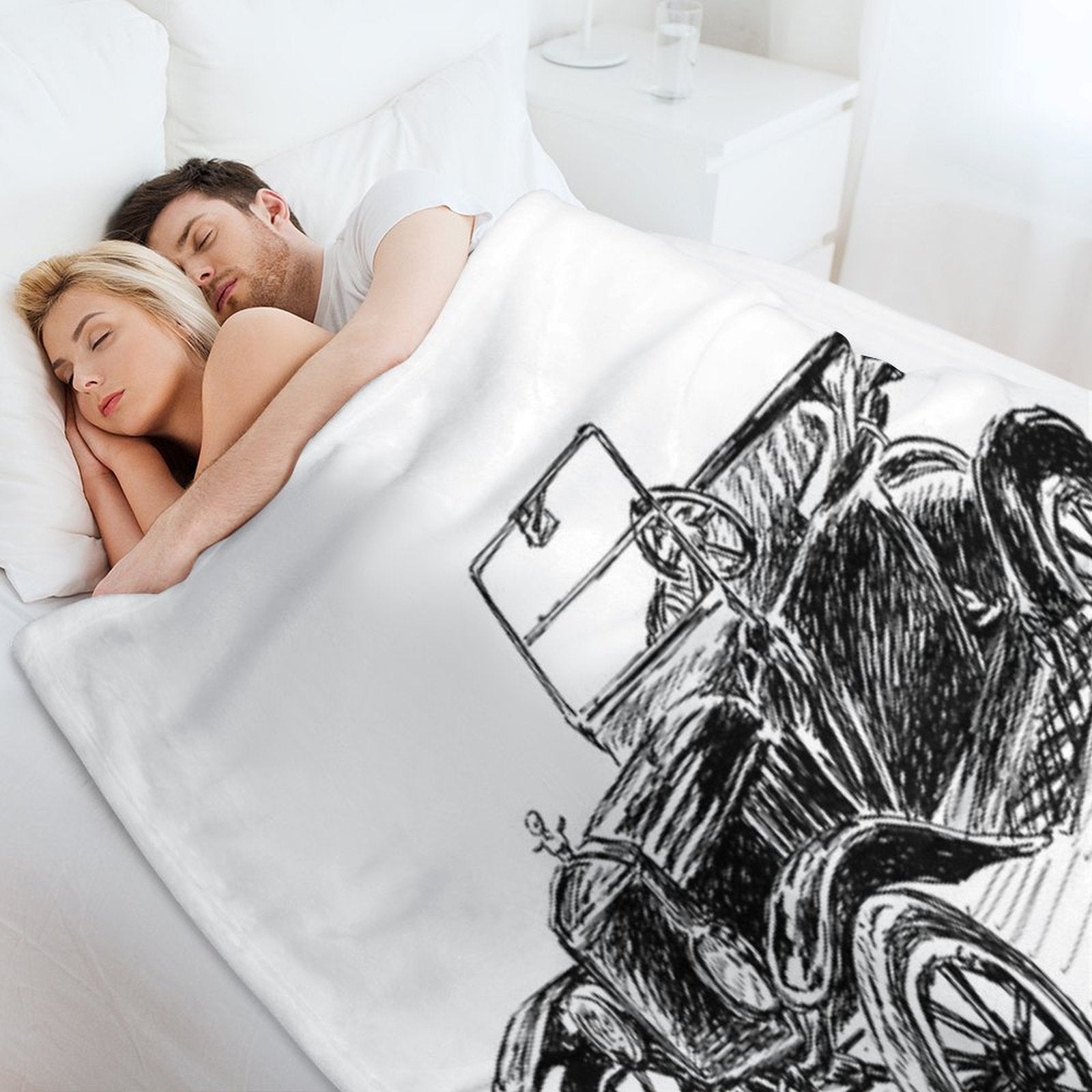 Ford Model T Image Lightweight Throw Blanket