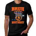 Bruh It's My 13th Birthday 13 Year Old Birthday Basketball  Relaxed-fit T-Shirt