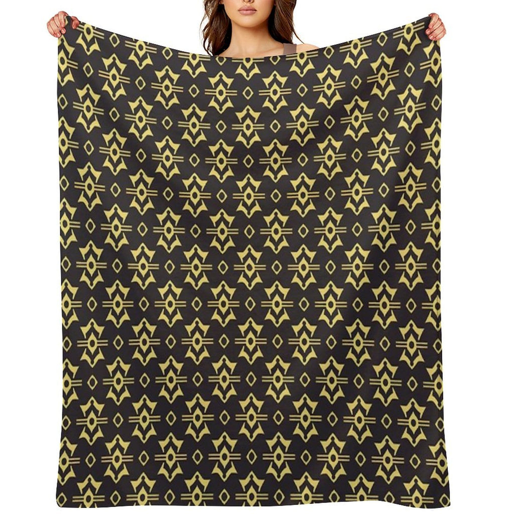 Repeating Pattern Comfort Throw Blanket