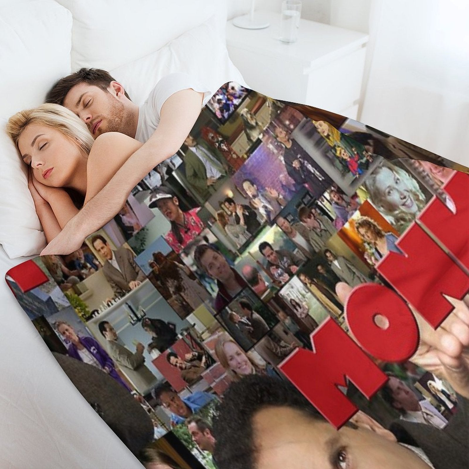 Adrian Monk Collage Gift-ready Throw Blanket