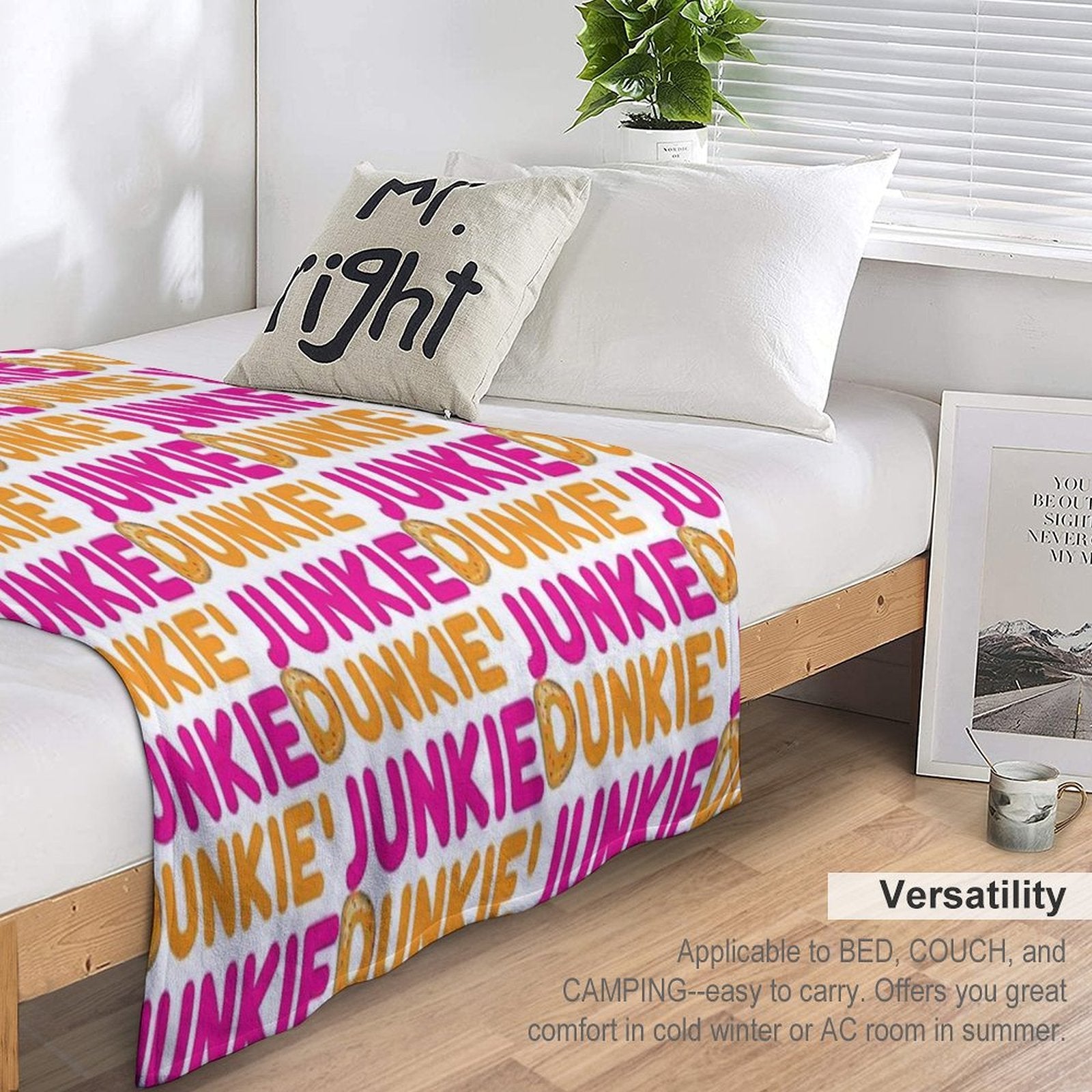 Dunkie Junkie Shrink-resistant Throw Blanket