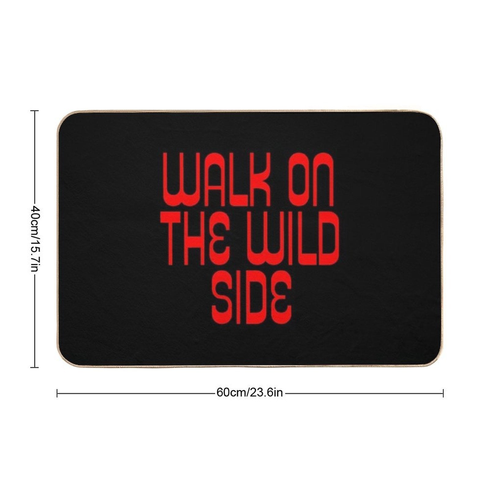 Walk On, Rock Style  Anti-Trip Bath Mat
