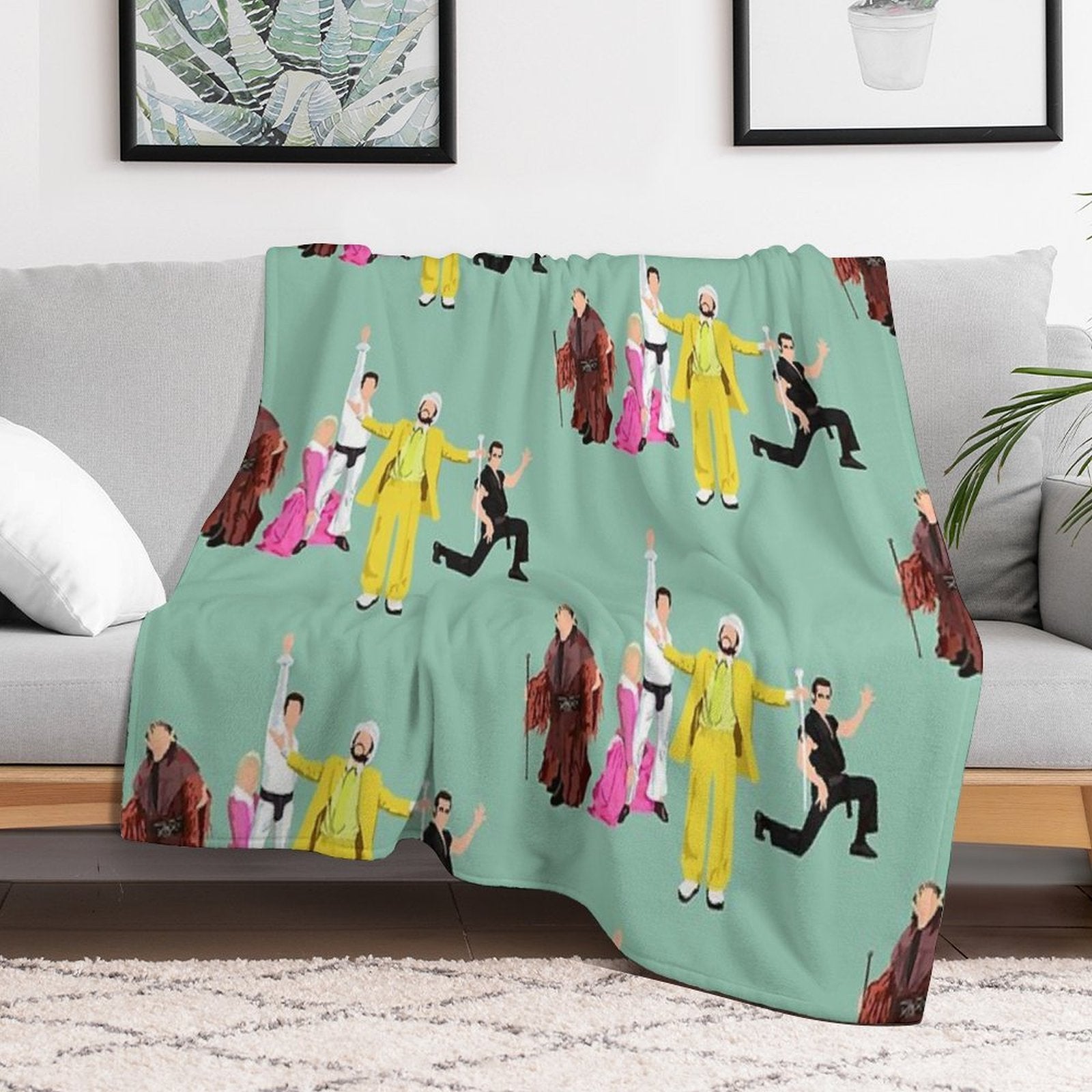 Nitemen All-season Throw Blanket