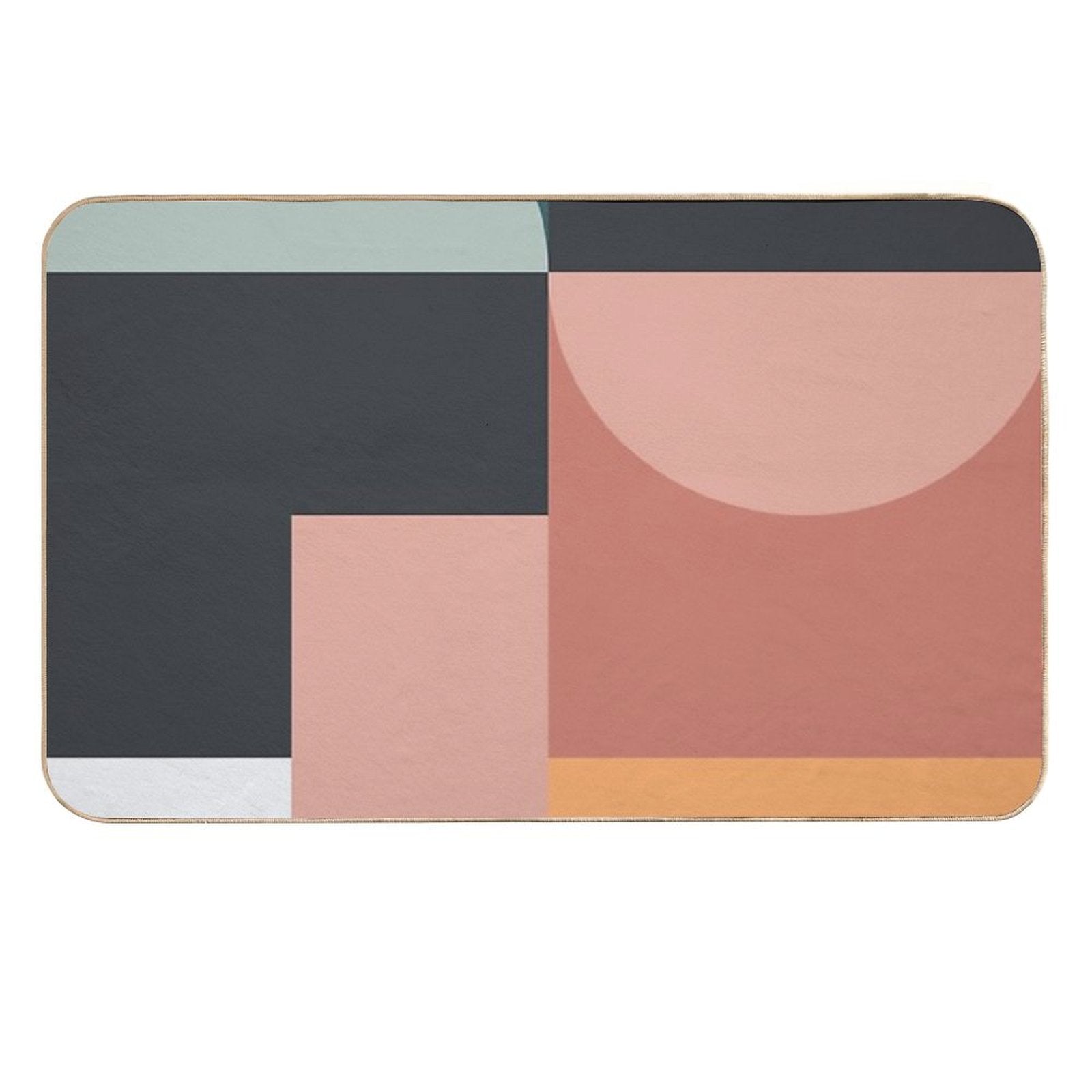 Abstract Geometric 07  Anti-Trip Bath Mat