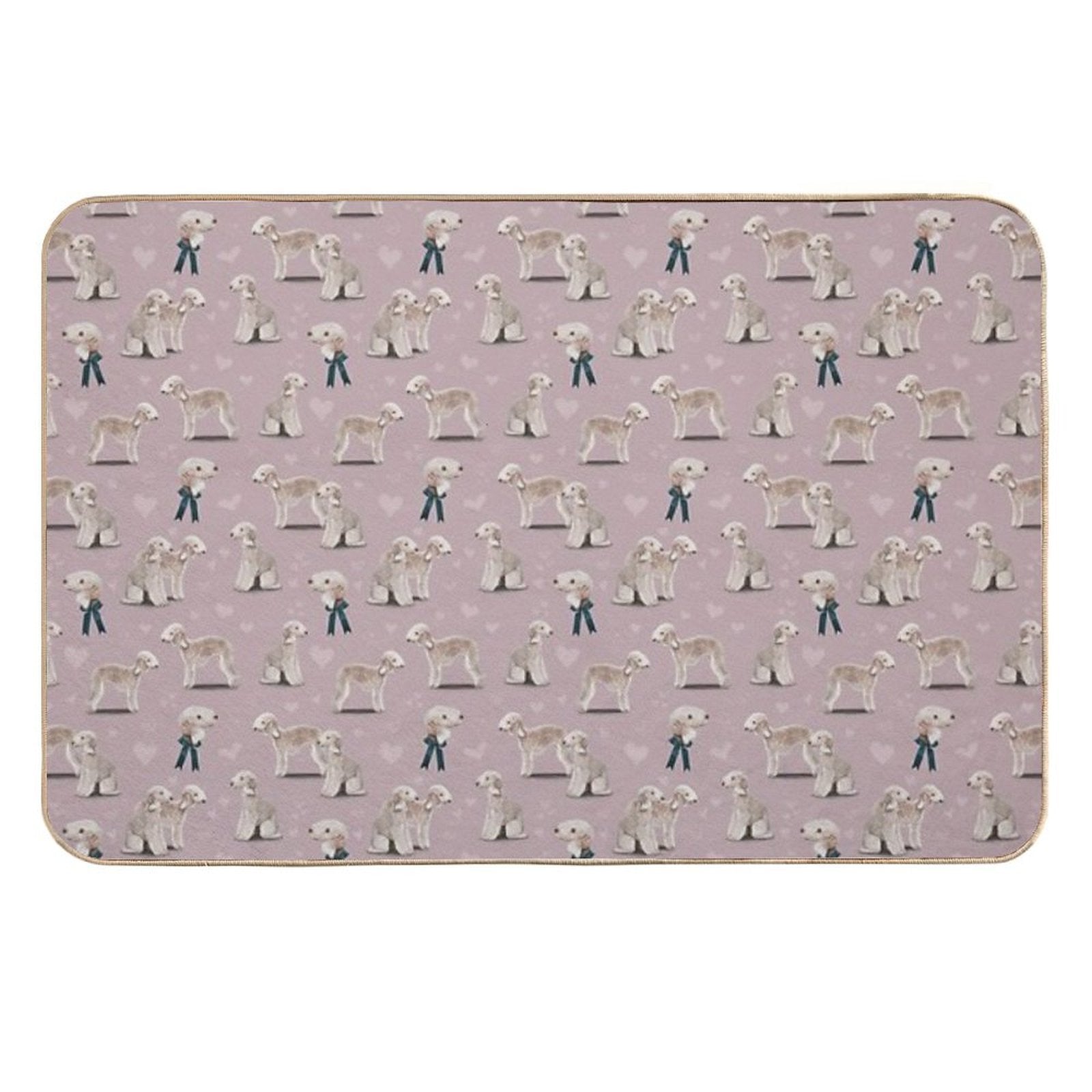 The Bedlington Terrier Dog Durable Bath Mat
