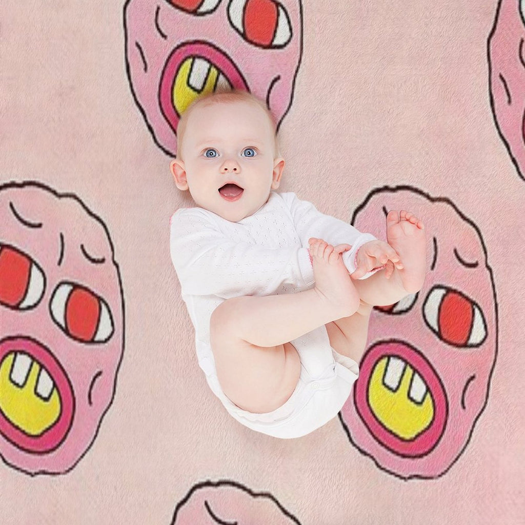 Collage Tyler Cherry Plush Throw Blanket