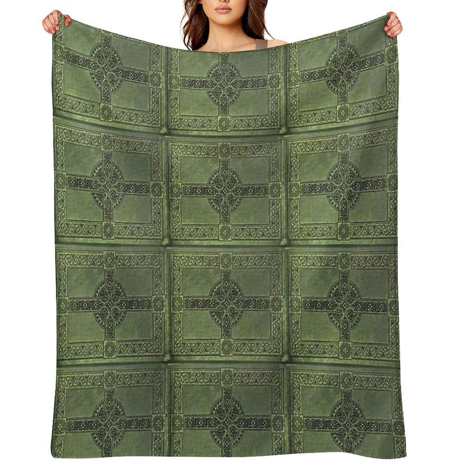 Celtic Knotwork Compact Throw Blanket