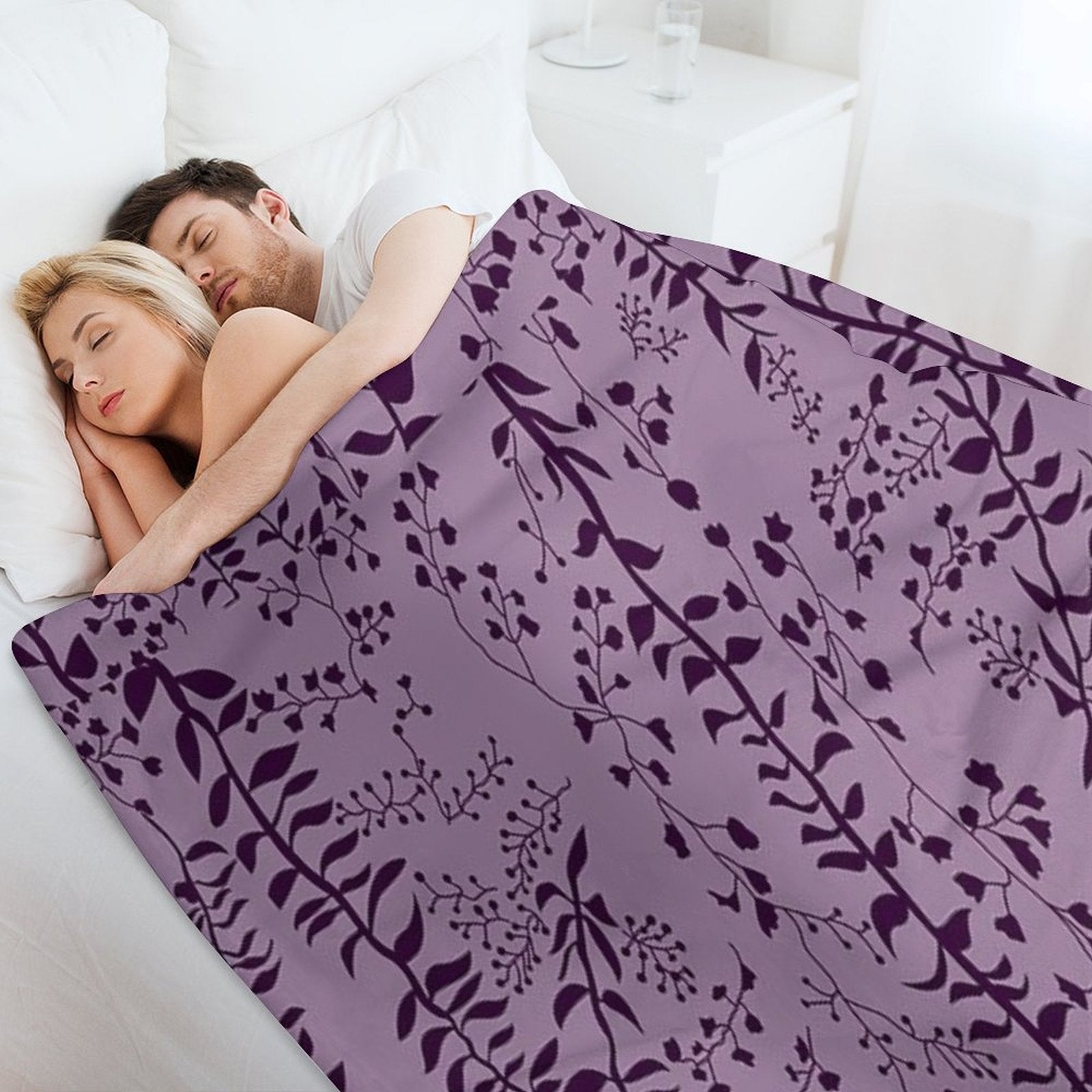 Bella Swan's Comforter Set Replica  Purples Cool - Version 1  Twilight Saga Fanart Multi-functional Throw Blanket