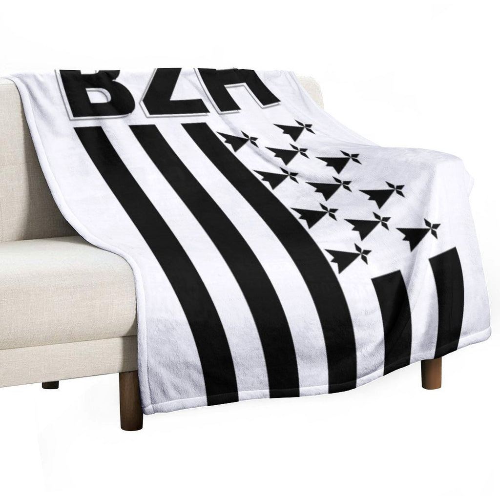 BZH - Breizh - Bretagne - Brittany France Versatility Throw Blanket