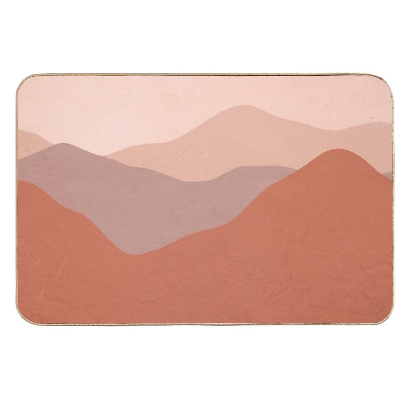 Boho Earthy Landscape Durable Bath Mat
