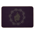 Green Witch Serpent And Wreath  Multi-Purpose Bath Mat