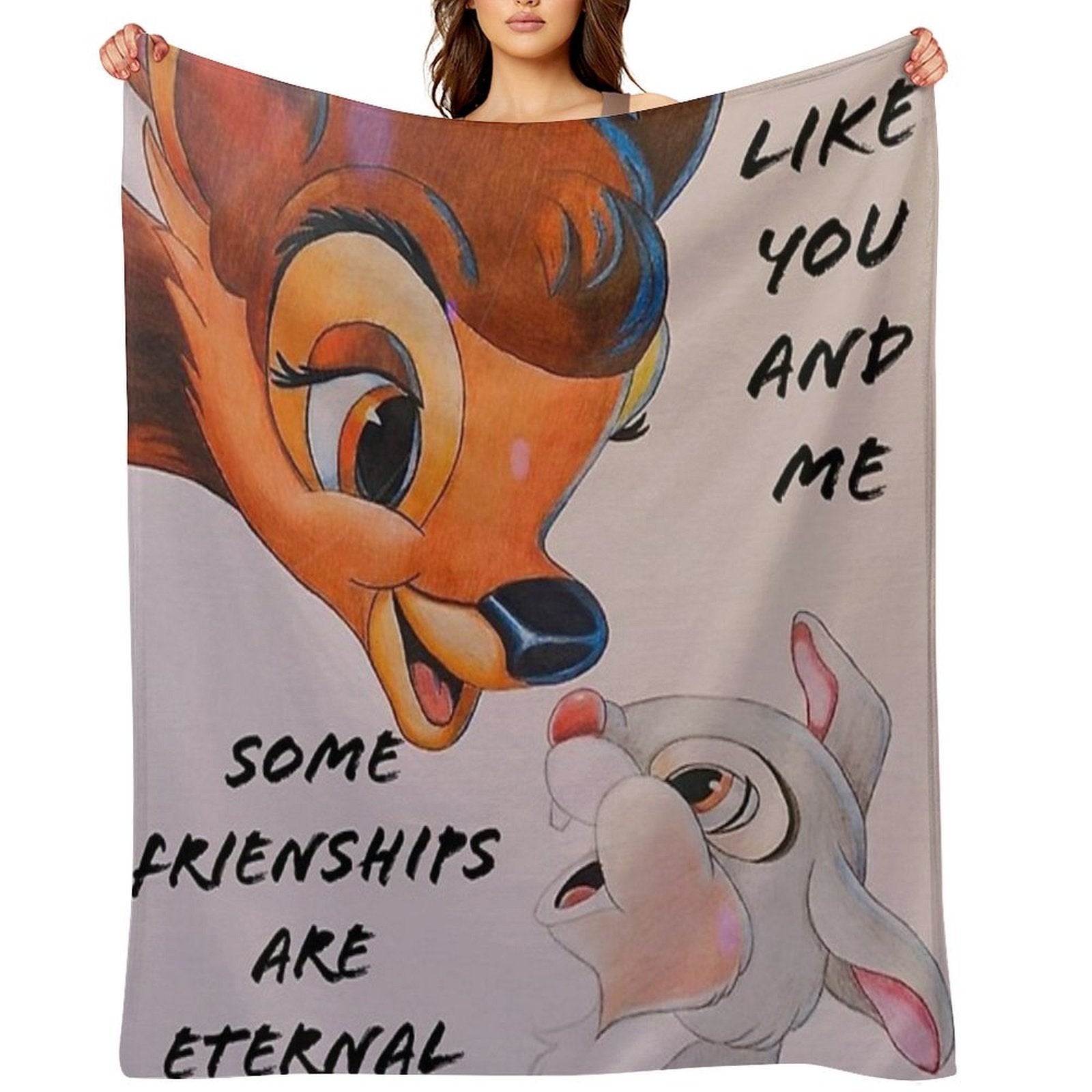 Bambi And Thumper Gift-ready Throw Blanket