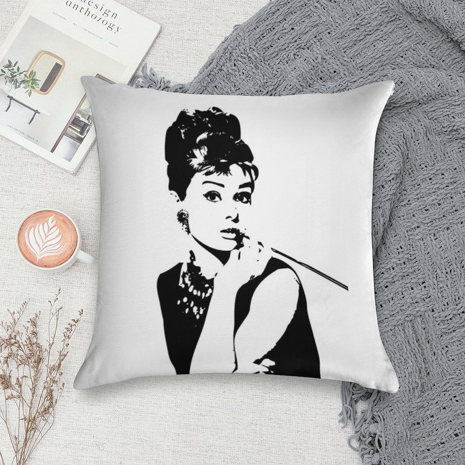 Audrey Hepburn - An Icon Soft Multiple Sizes Throw Pillow