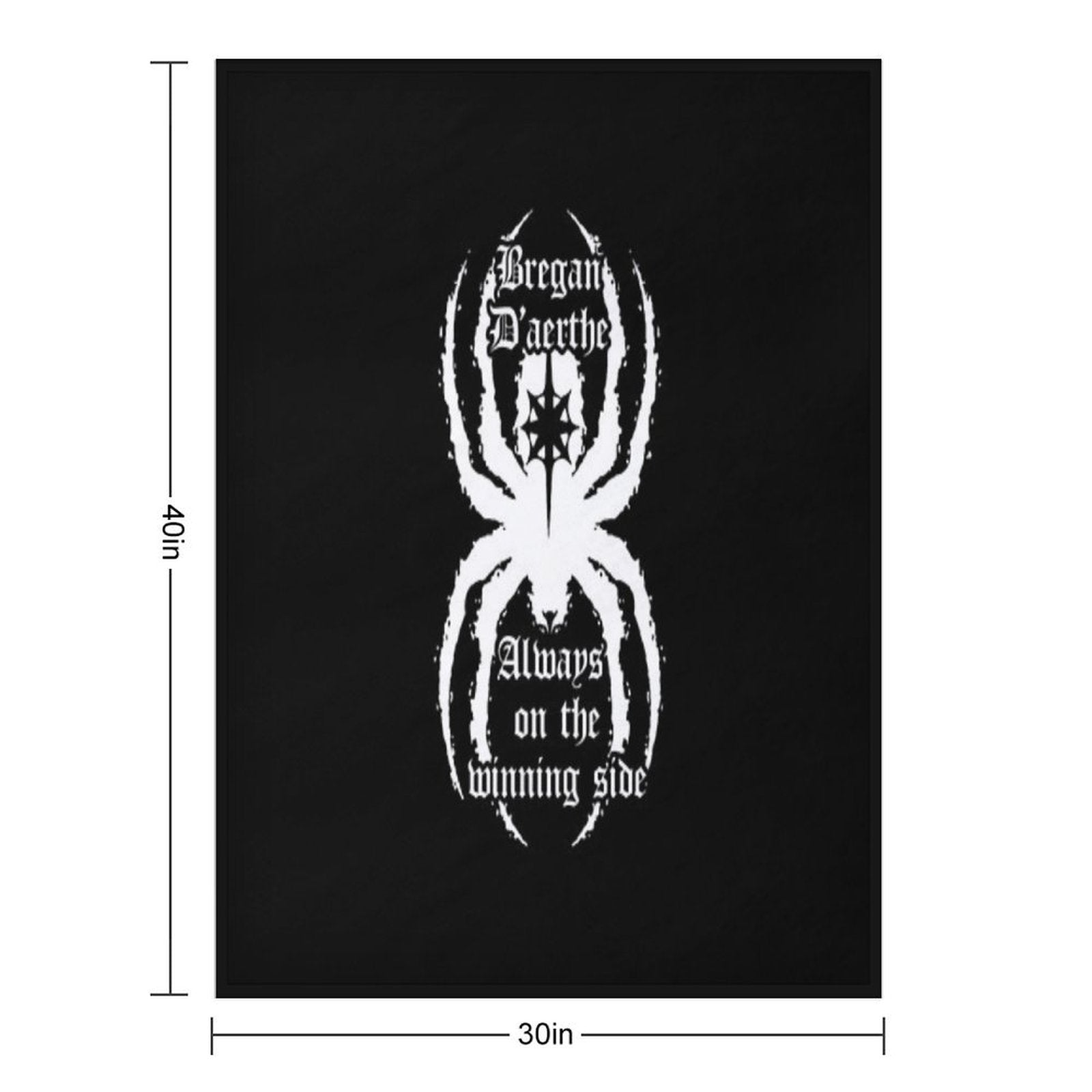 Bregan D'aerthe Always on The Winning Side Drow Mercenary Menzoberranzan Jarlaxle The Underdark Lightweight Throw Blanket