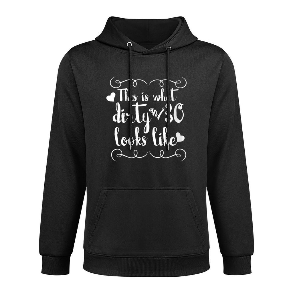 Womens Funny Adorable 30 And Dirty 30th Birthday Casual Wear Hoodie
