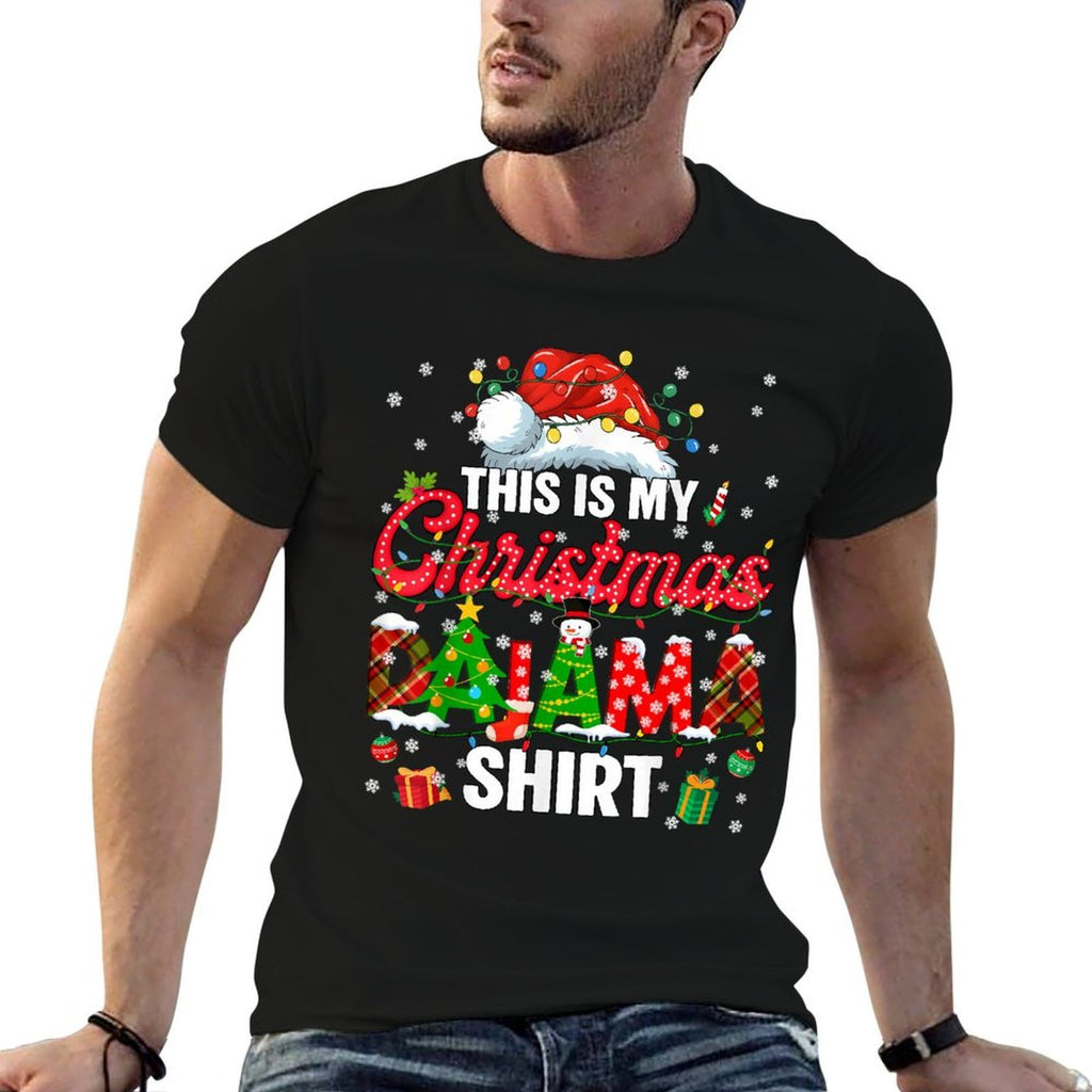 This Is My Christmas Pajamass Xmas Men Women Kid  Polyester Blend T-Shirt