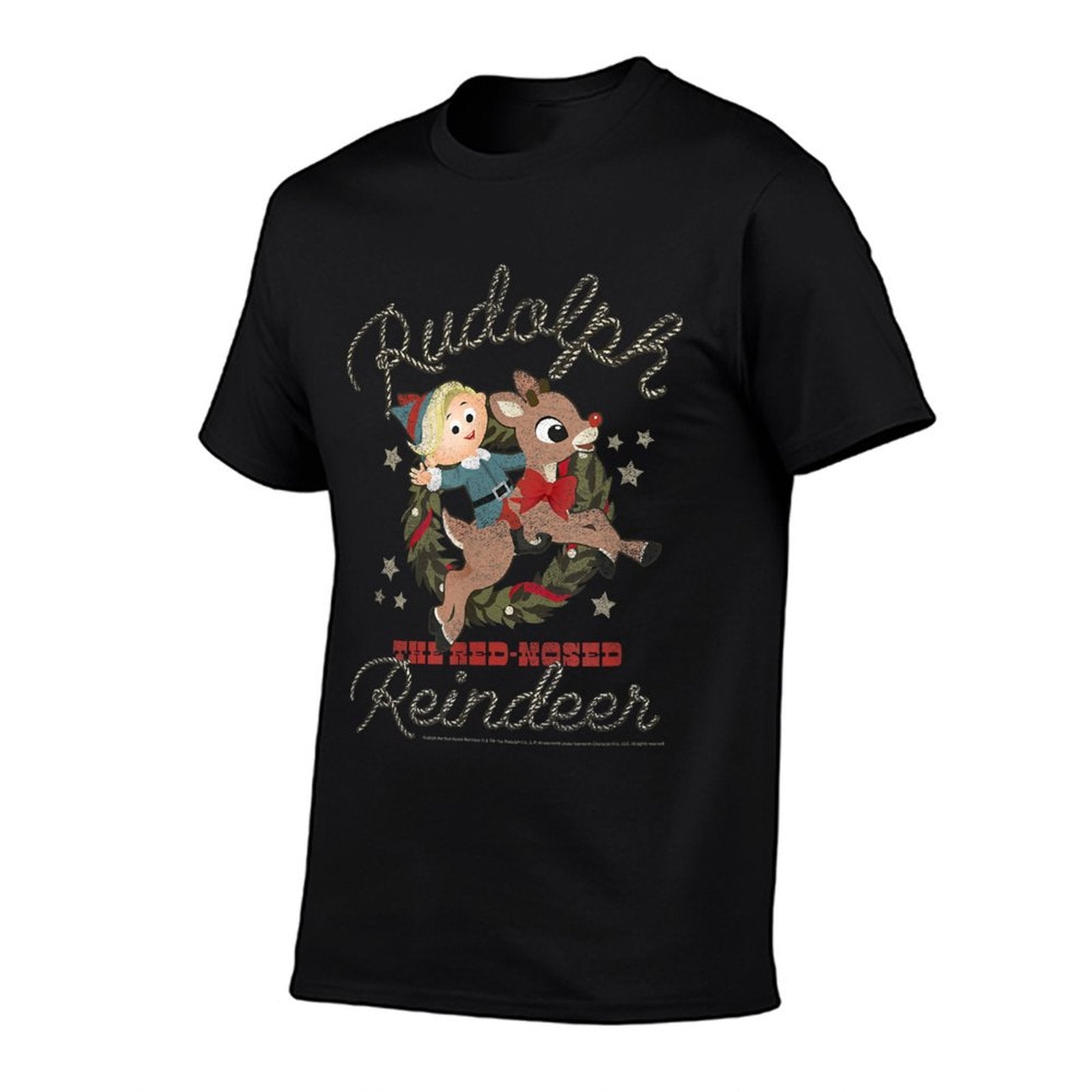 Rudolph And Hermey Country Western Rodeo Vintage Christmas  Odor-resistant T-Shirt