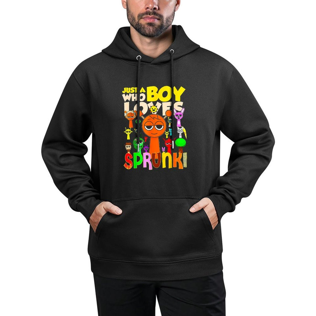Just A Boy Who Love Spunk It's My Birthday Kids Colorfast Hoodie