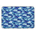 Blue Nature  Non-Slip Bath Mat