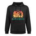 Retro Madly In Love With Sunsets And Seashores Customizable Surface Hoodie