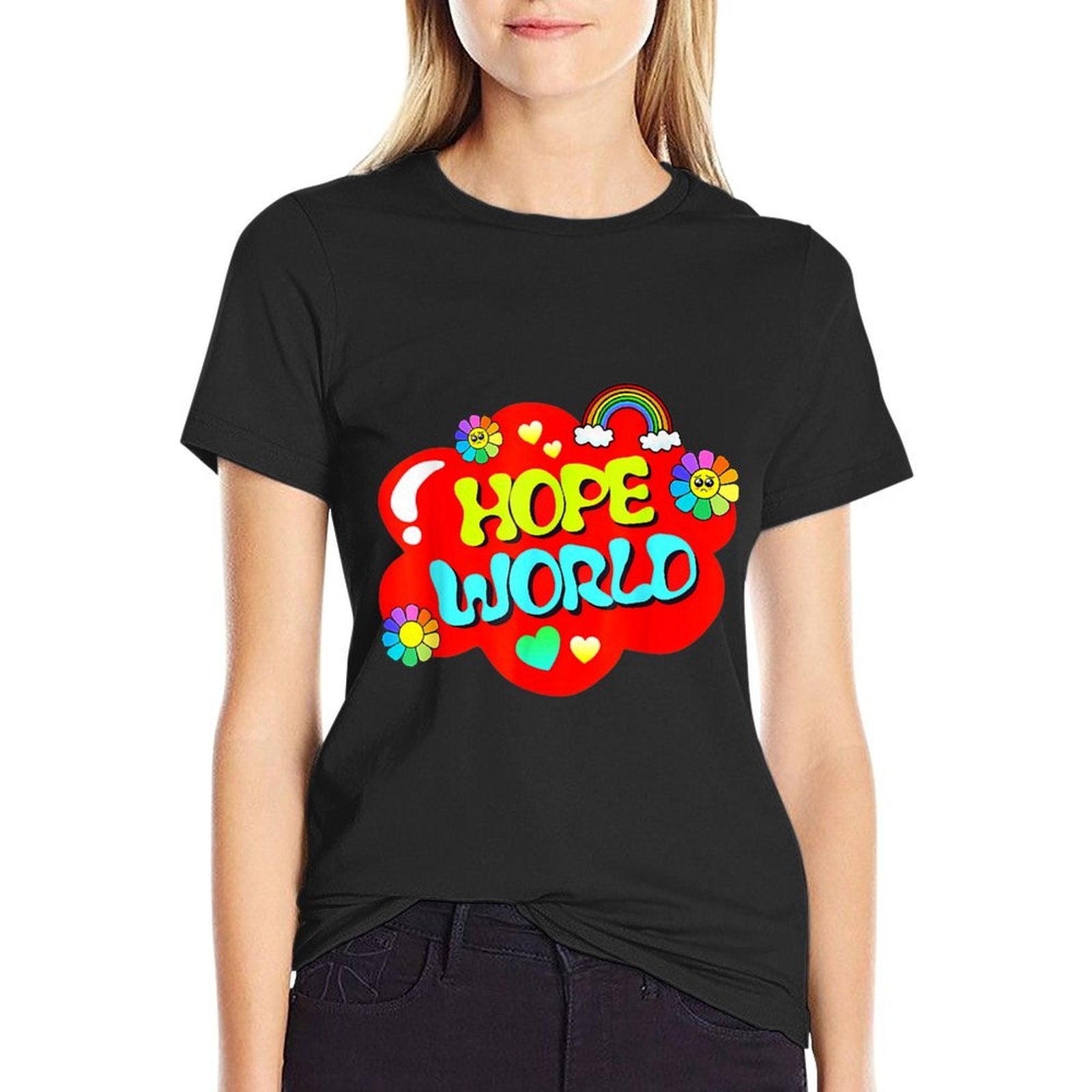 Colorful Hope World  Relaxed-fit T-Shirt