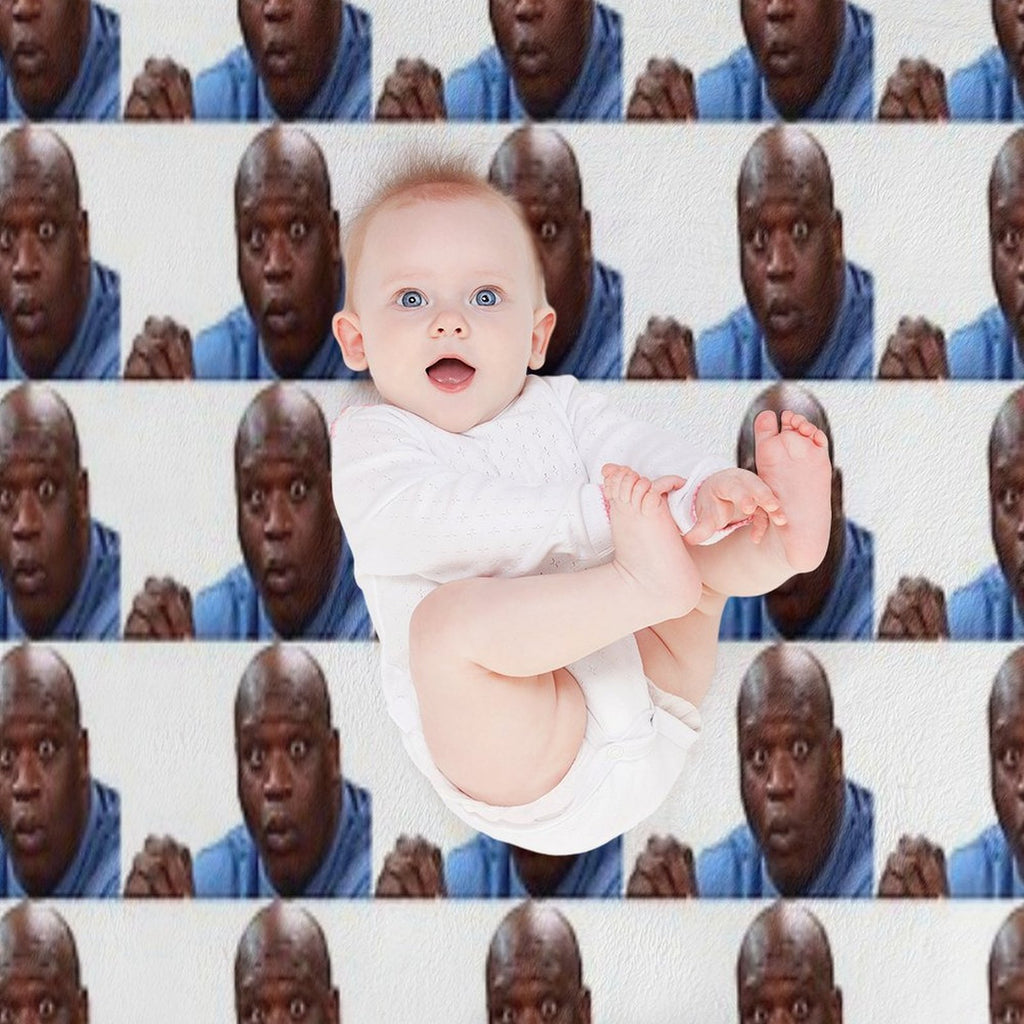 Surprised Shaq Hd Multi-functional Throw Blanket