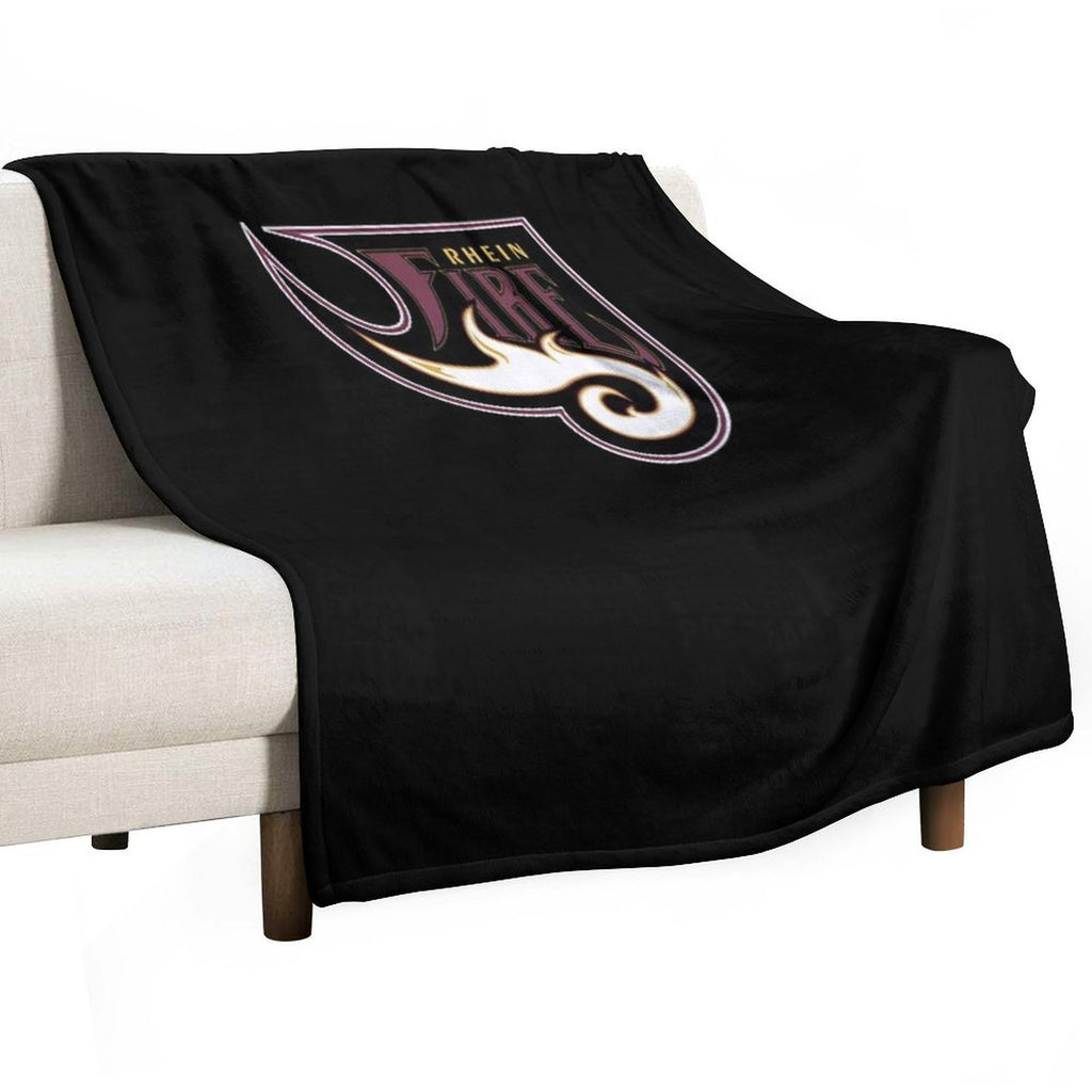 Rhein Fire Vintage Logo Classic Machine-washable Throw Blanket