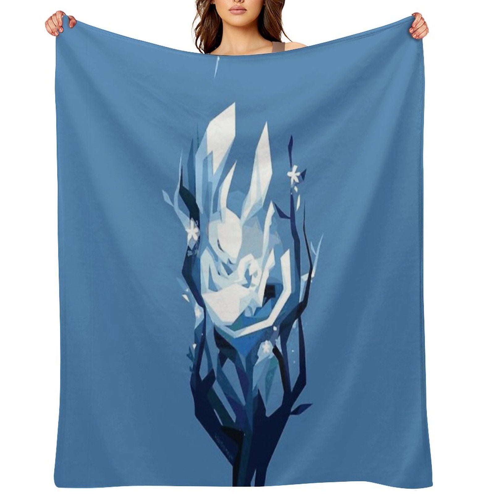 Ori Sleeping - Ori And The Will of Wisps - In The Blind Forest Anti-pilling Throw Blanket