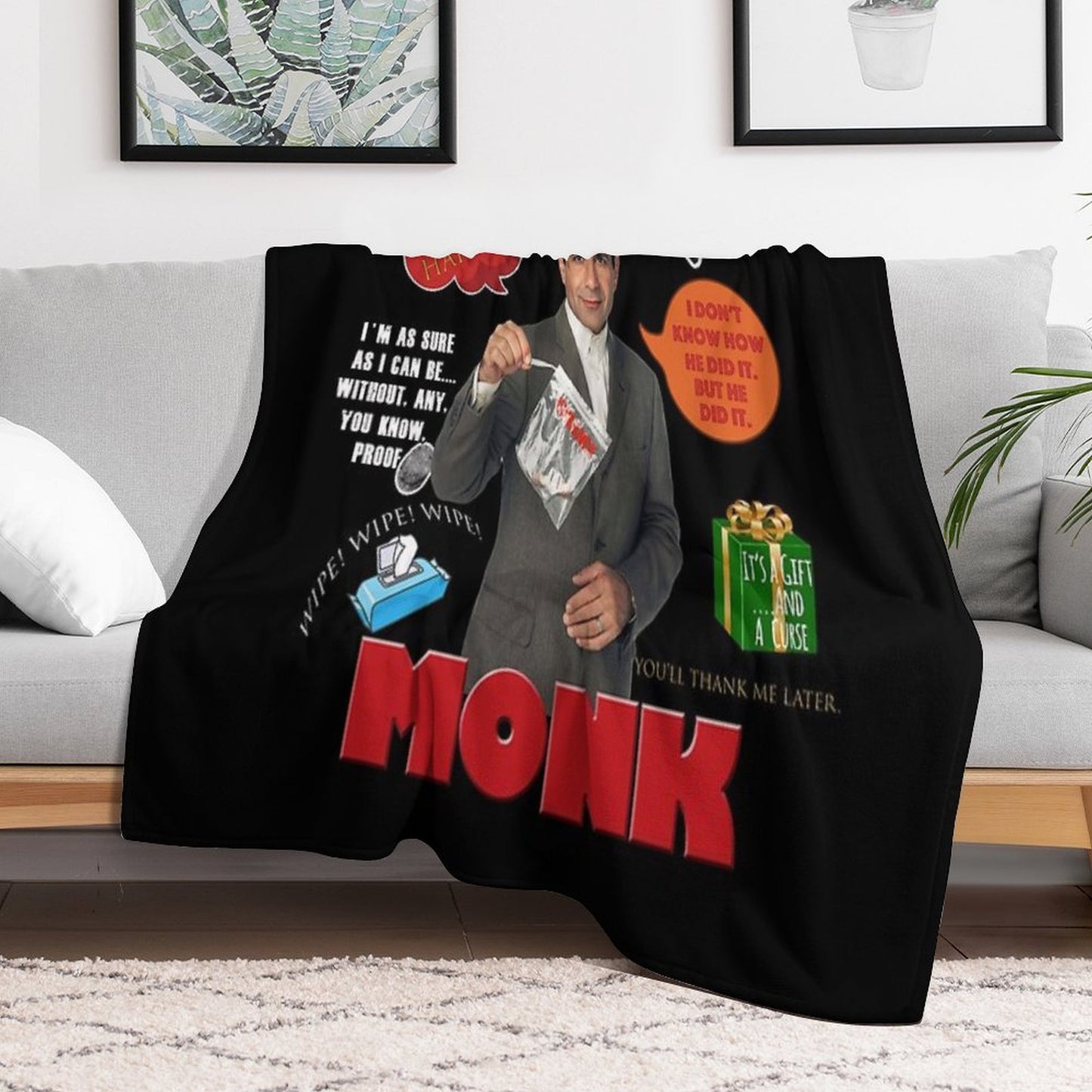 Monk Quotes All-season Throw Blanket