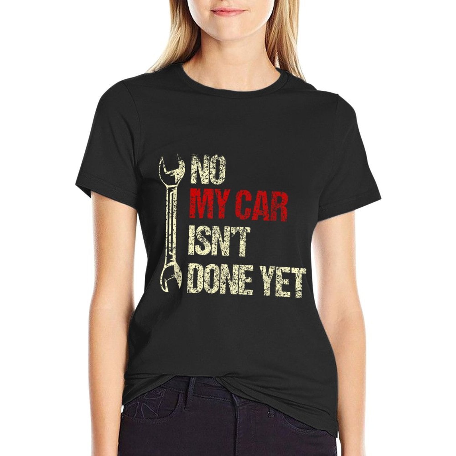 No My Car Isnt Done Yet Tools Mechanic Garage Hobby  Breathable T-Shirt