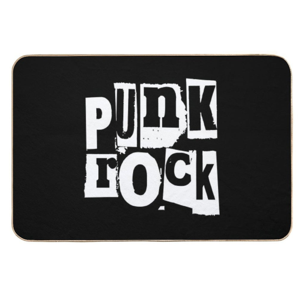 Punk Rock Durable Bath Mat