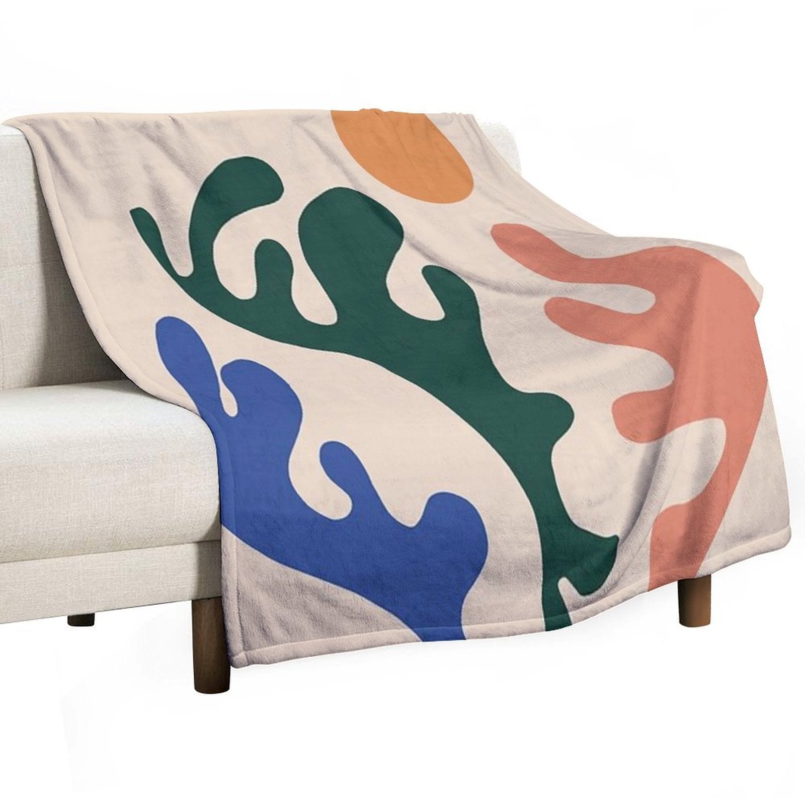 Matisse Abstract Shrink-resistant Throw Blanket