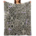 Moroccan Style Shrink-resistant Throw Blanket