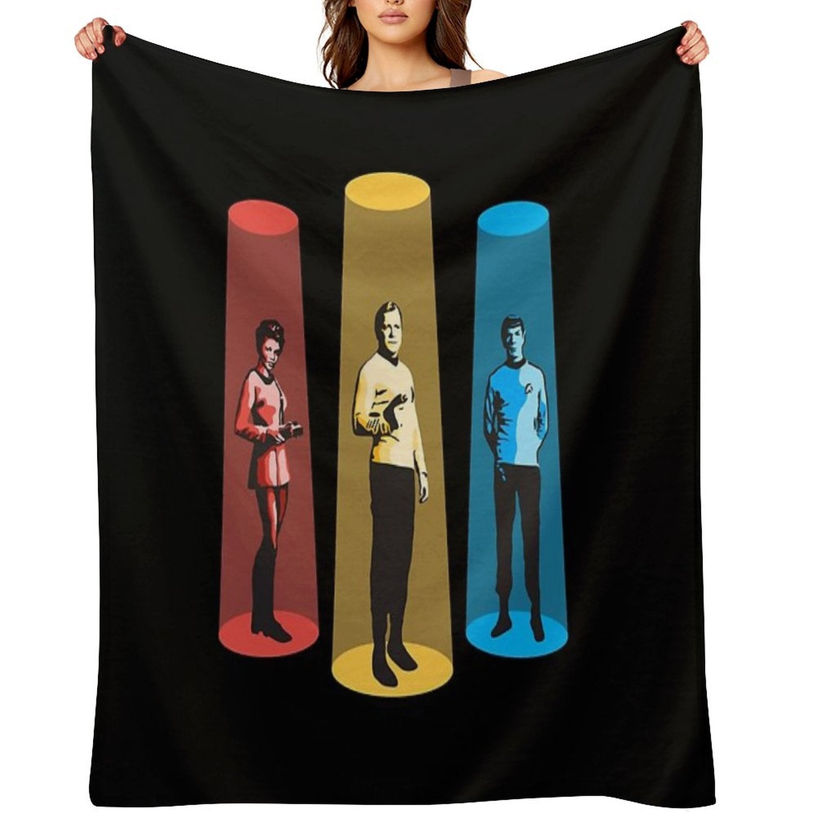 Beam Me Up, Scotty Wrinkle-free Throw Blanket