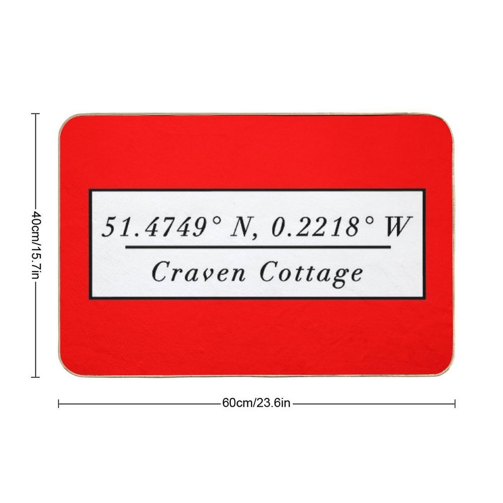 Craven Cottage  Pet-Safe Bath Mat