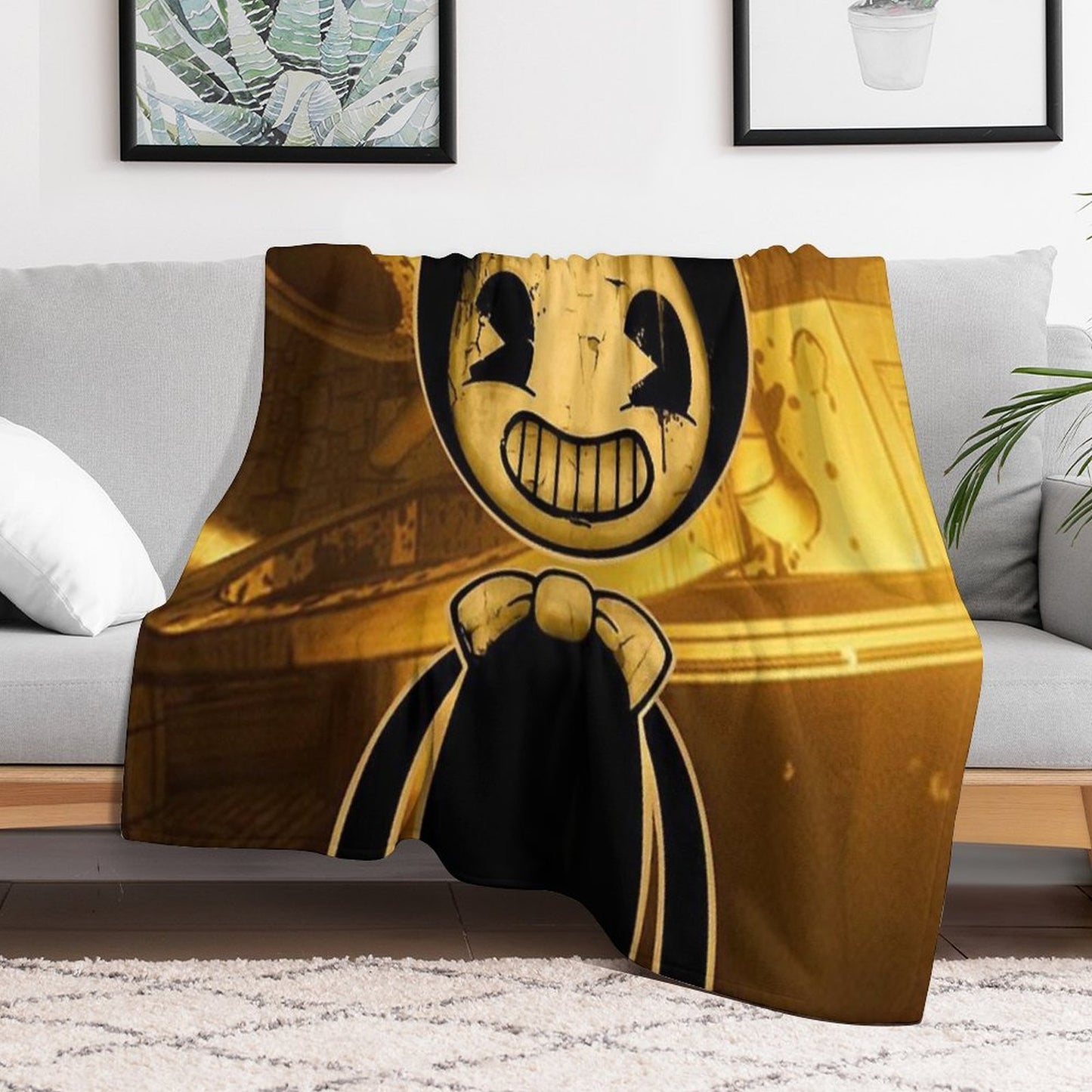Bendy And The Ink Machine Lightweight Throw Blanket